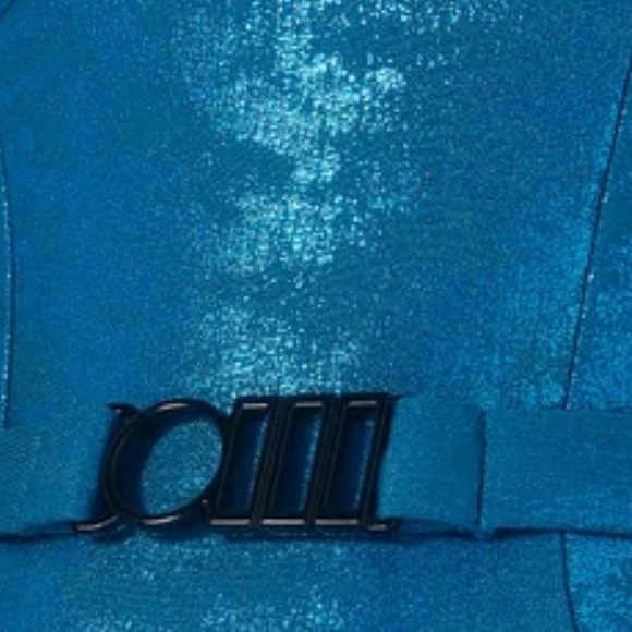 Solid & Striped Moroccan Blue Shimmer Underwire One-Piece Swimsuit Medium - Picture 14 of 16